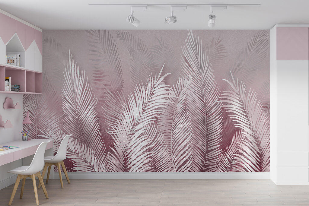 Palmes blanches élancées — intérieur 3