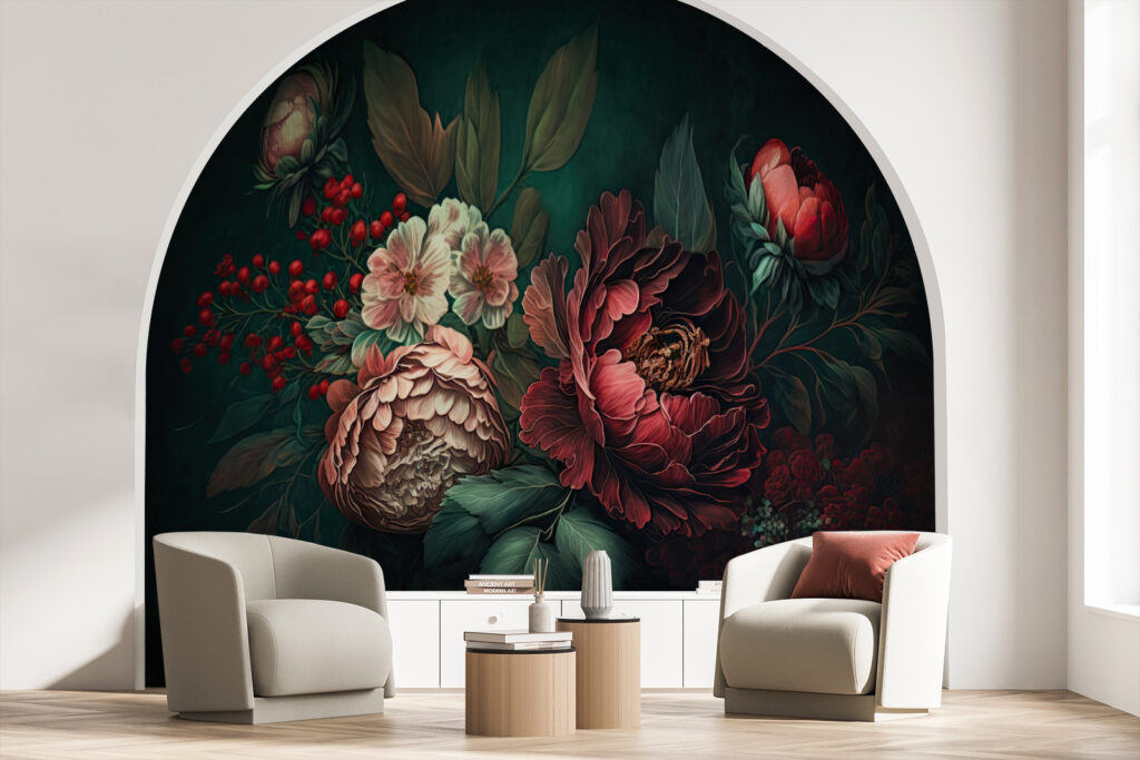 Fleurs et petites baies — intérieur 2