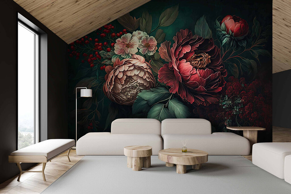 Fleurs et petites baies — intérieur 4
