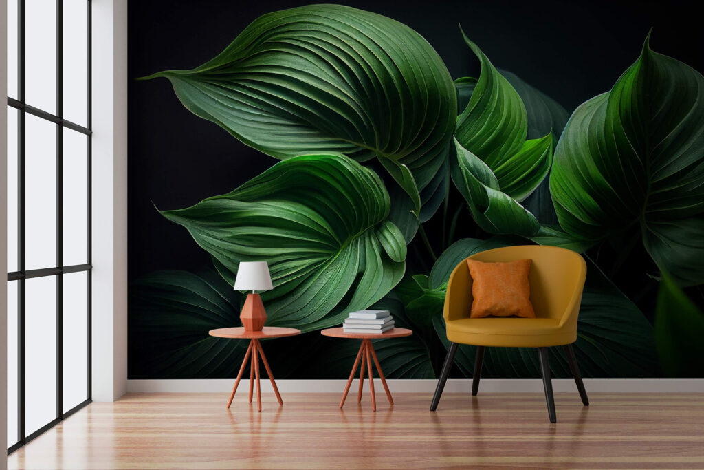 Feuillage dans la pénombre — intérieur 1