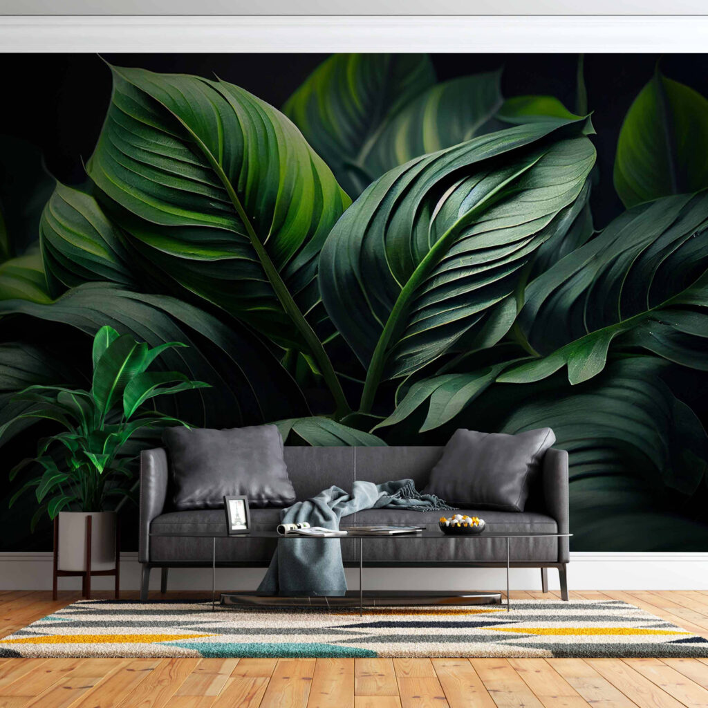 Feuillage en lumière douce — intérieur 1