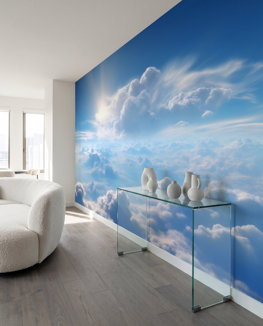 Soleil au-dessus des nuages — intérieur 1