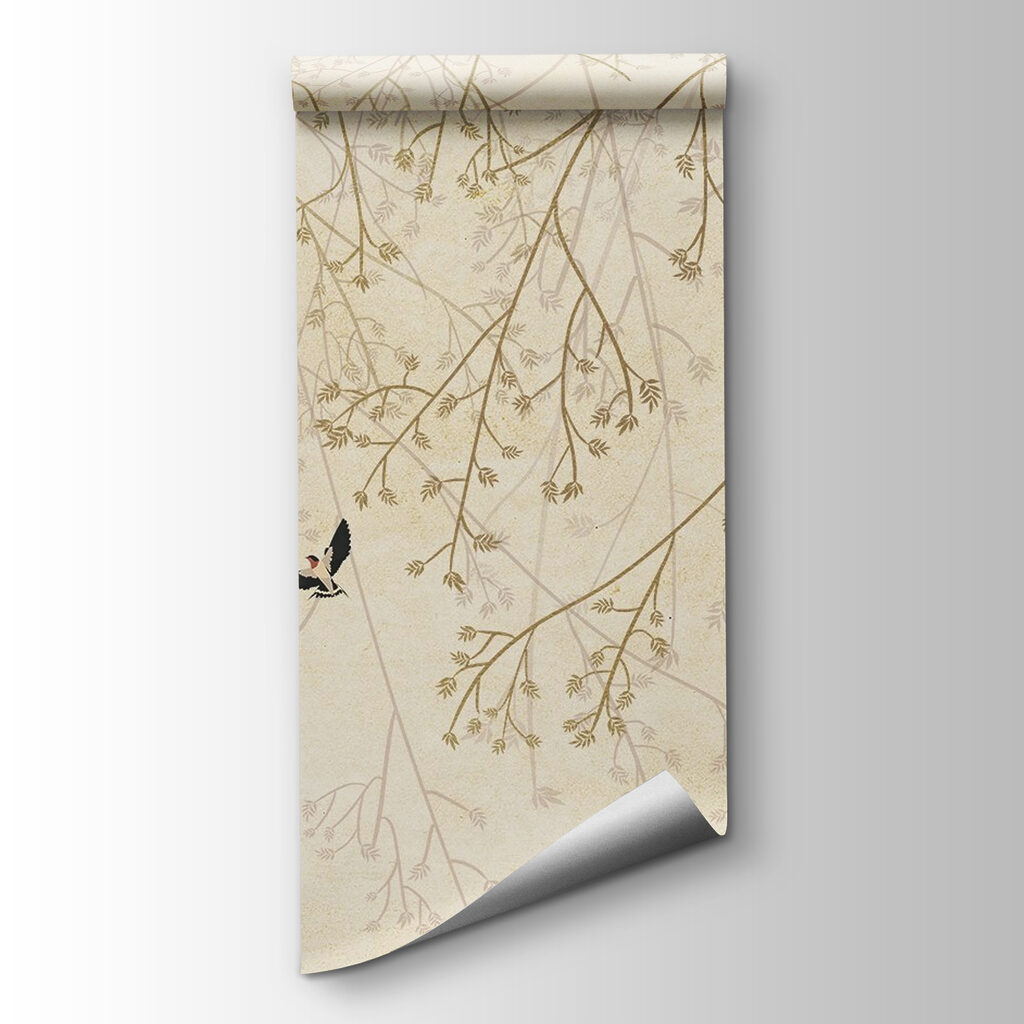 Oiseaux dans les branches — vue du produit