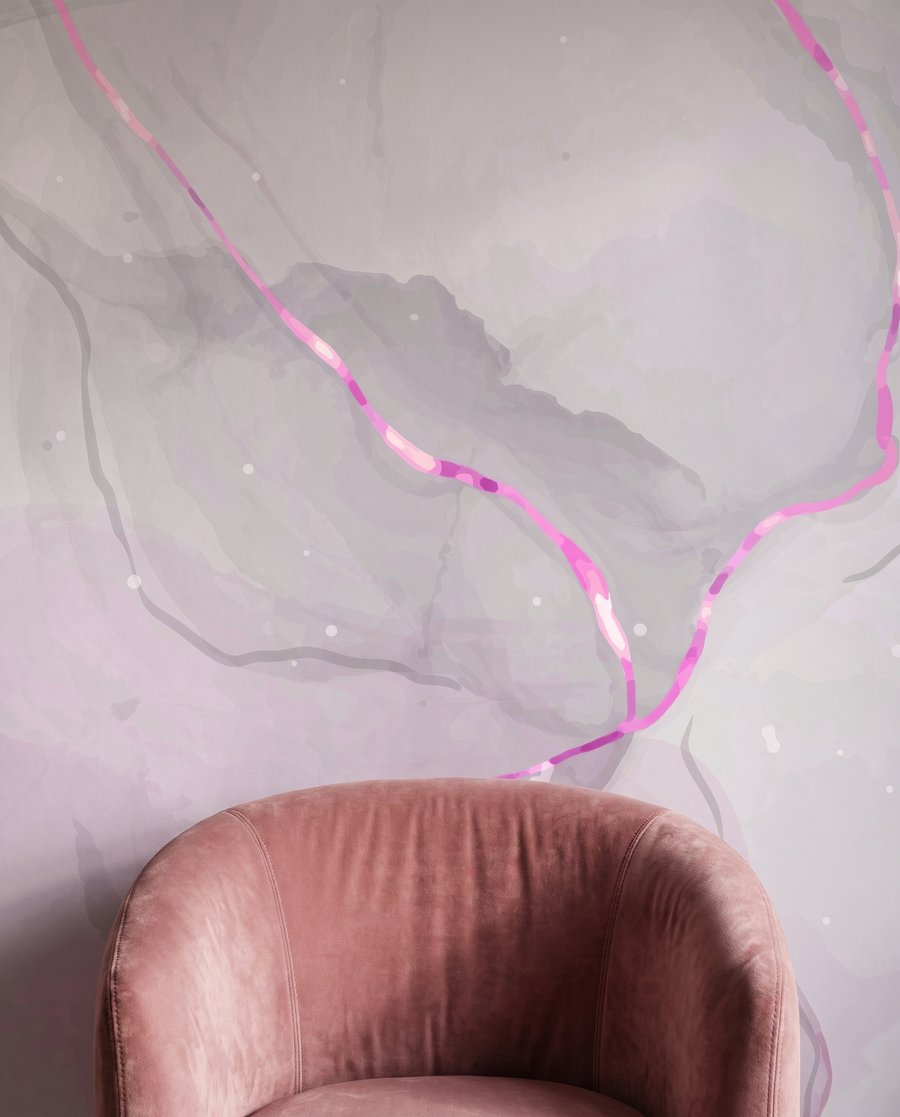 Veines pâles et lueurs — détail