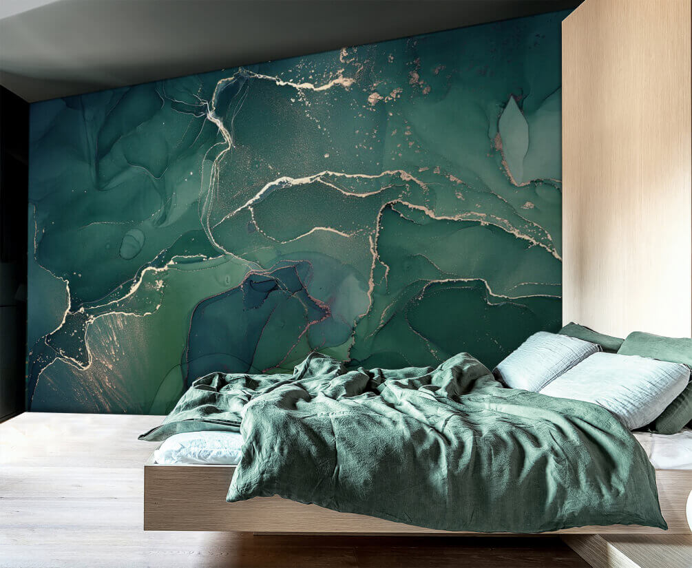 Veines turquoise et sable — intérieur 1
