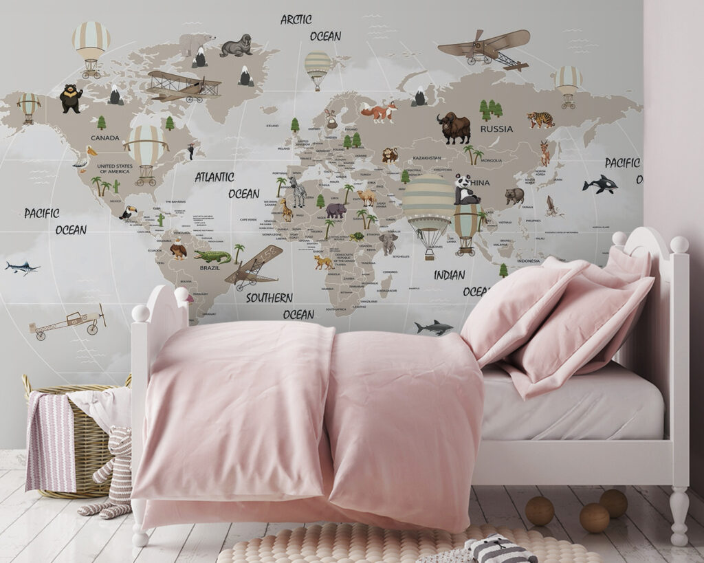 Mappemonde des animaux — intérieur 2