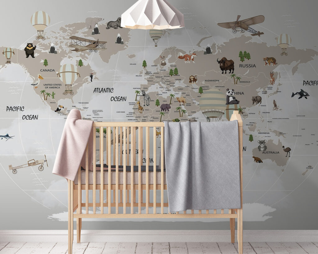 Mappemonde des animaux — intérieur 3