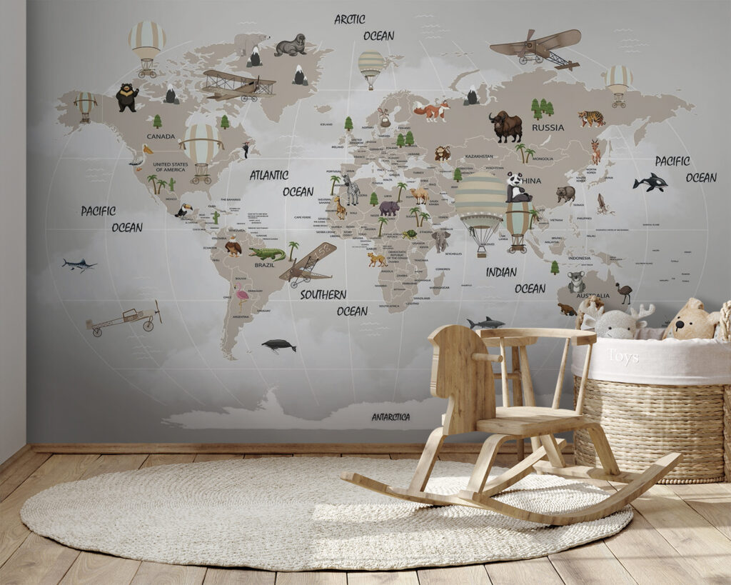Mappemonde des animaux — intérieur 9