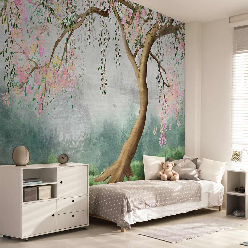 Arbre aux fleurs roses — intérieur 2