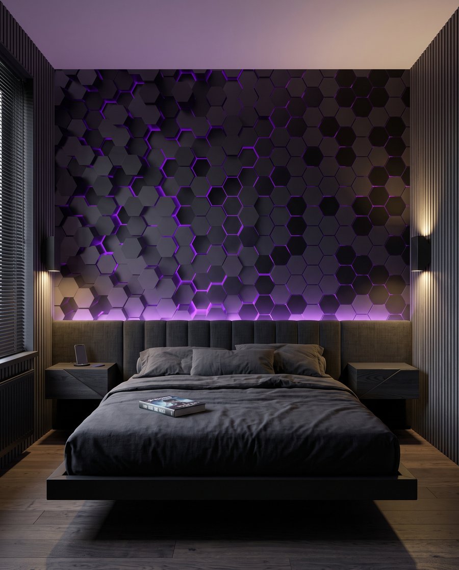 Lumière en hexagones — intérieur 2