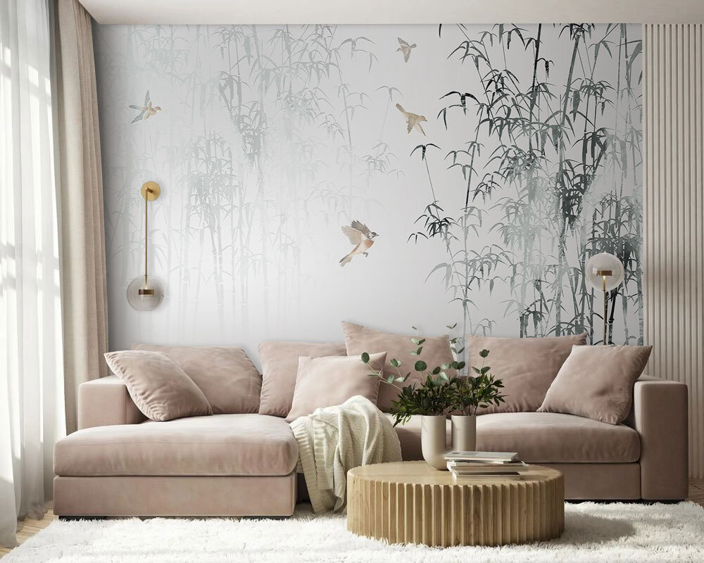 Bambous et oiseaux — intérieur 1