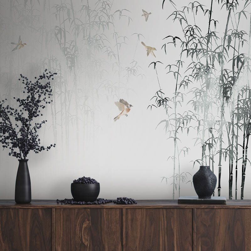 Bambous et oiseaux — intérieur 2