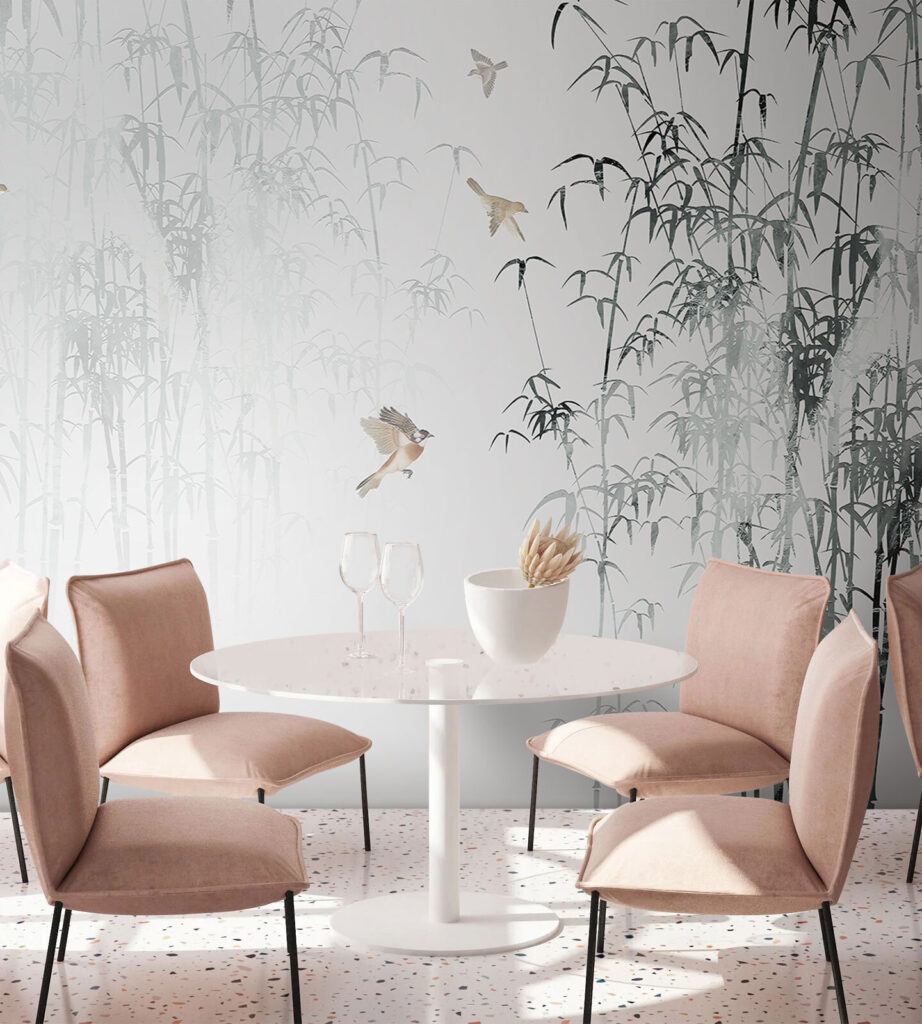 Bambous et oiseaux — intérieur 3