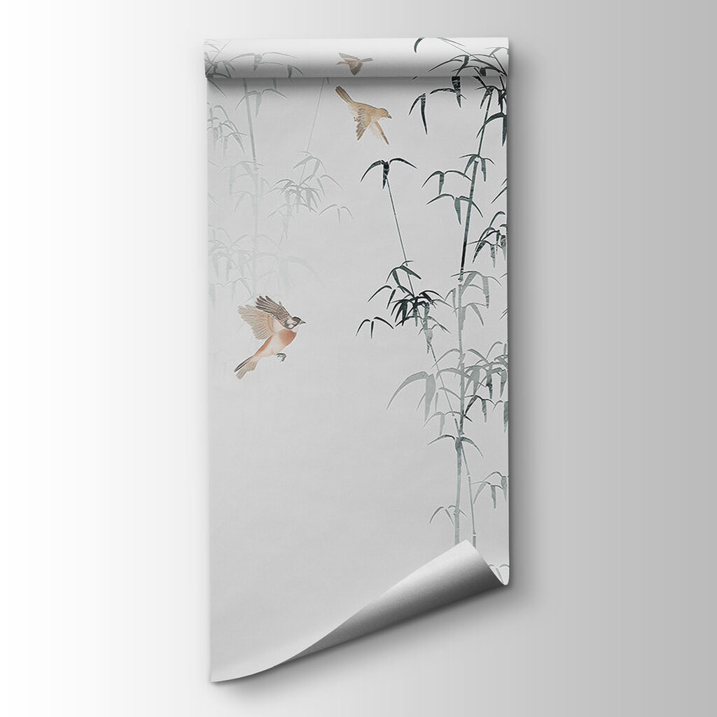 Bambous et oiseaux — vue du produit