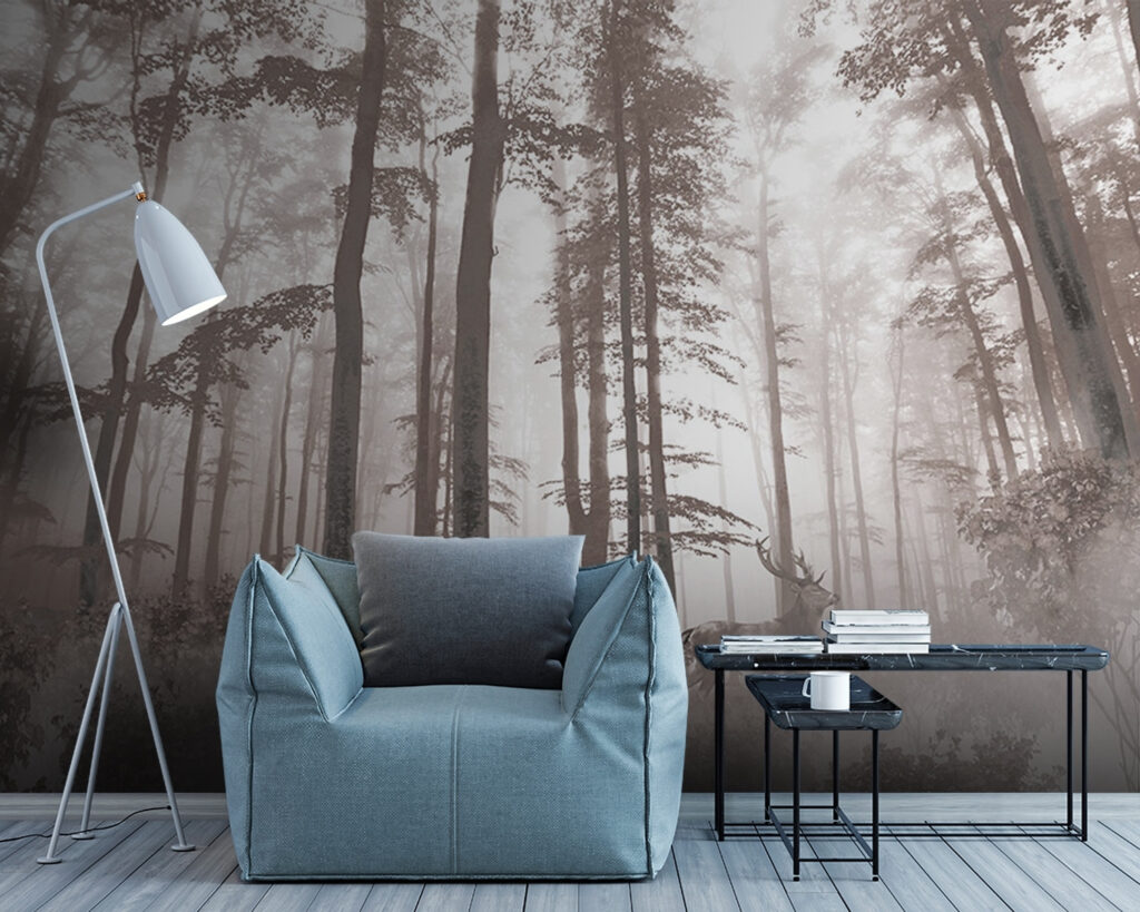 Forêt monochrome — intérieur 3
