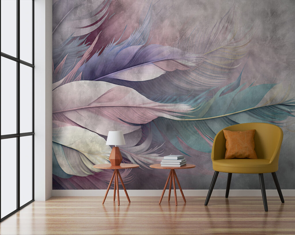 Plumes superposées — intérieur 2