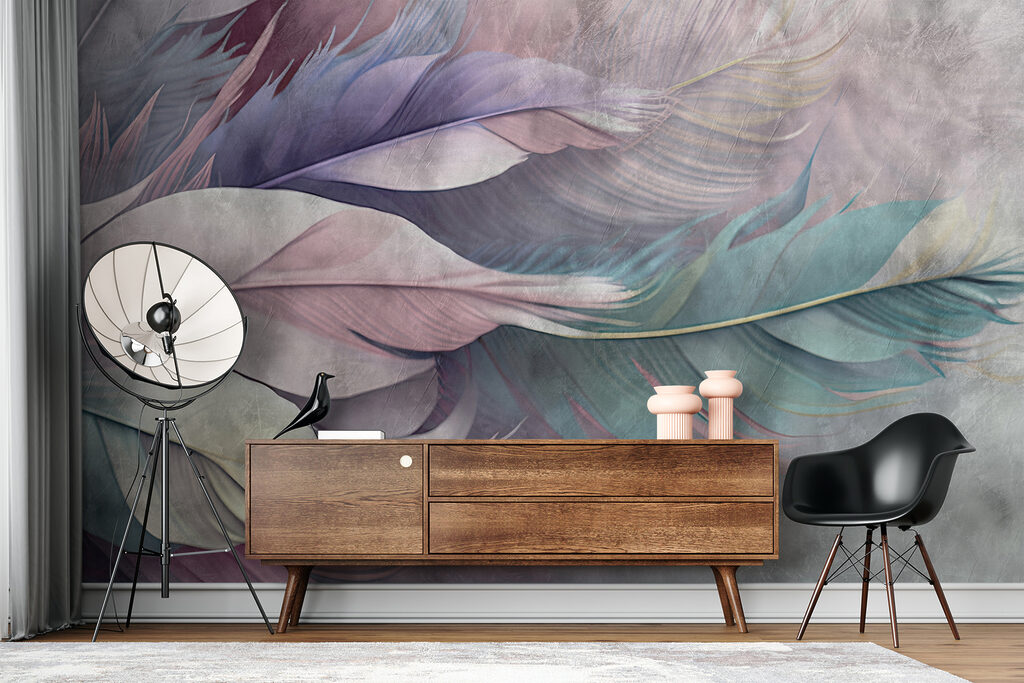 Plumes superposées — intérieur 4