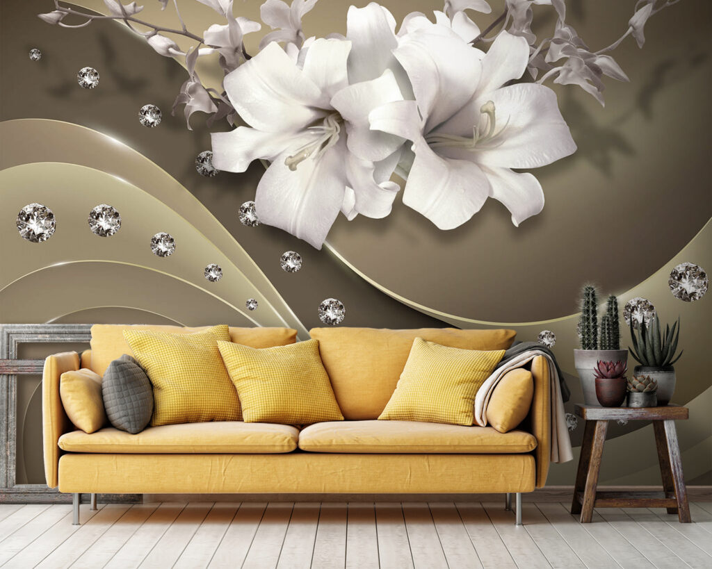 Fleurs aux reflets scintillants — intérieur 2