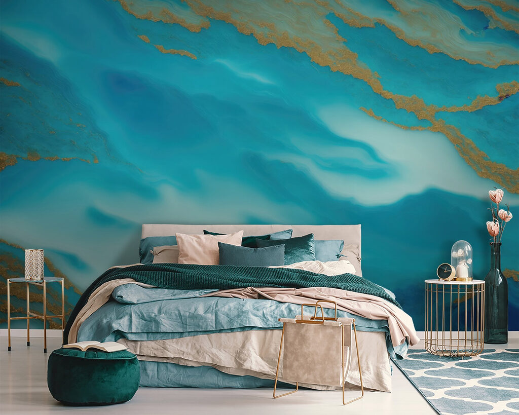 Bleu et vert océan — intérieur 1