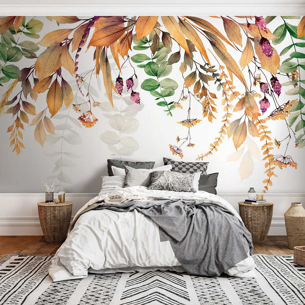 Élégance botanique sur blanc — intérieur 4