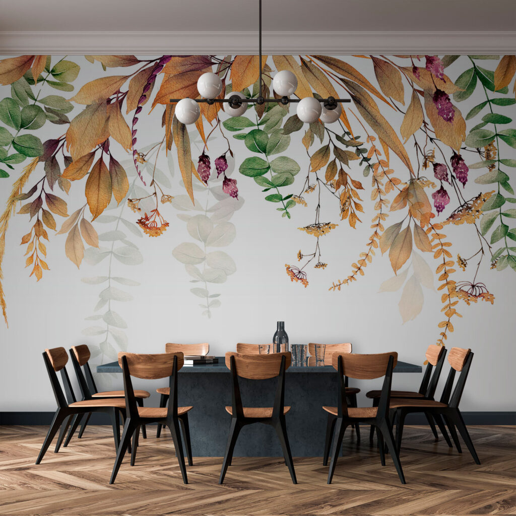 Élégance botanique sur blanc — intérieur 3