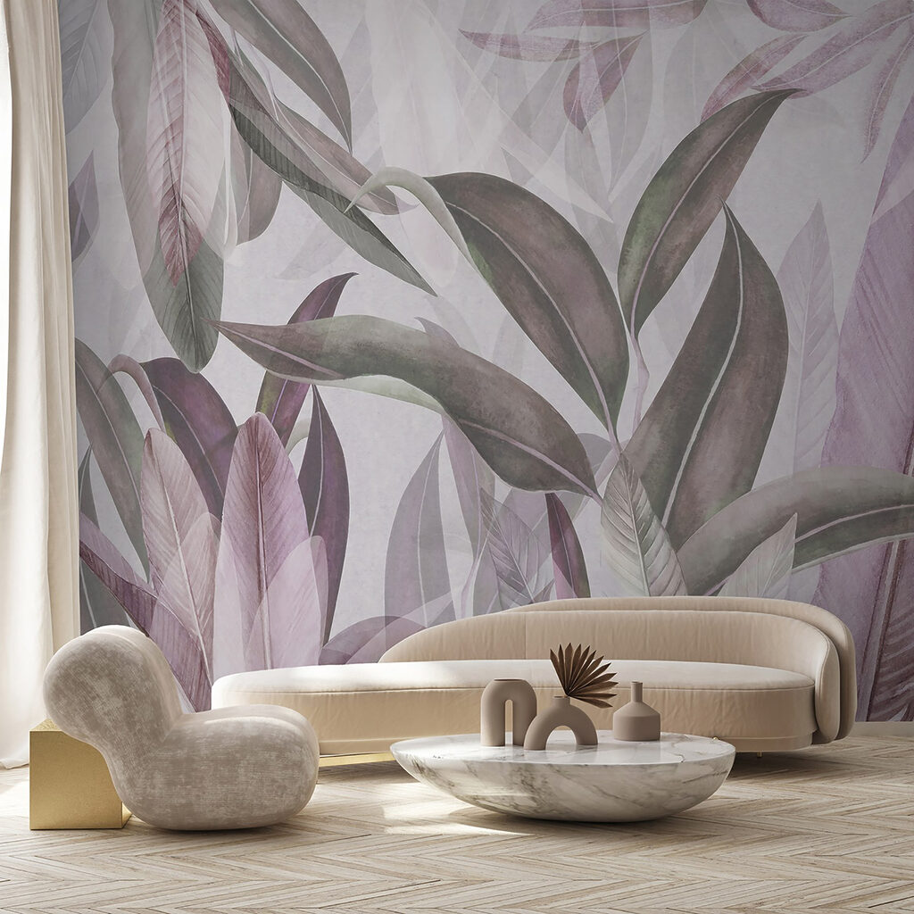Longues feuilles pastel — intérieur 3