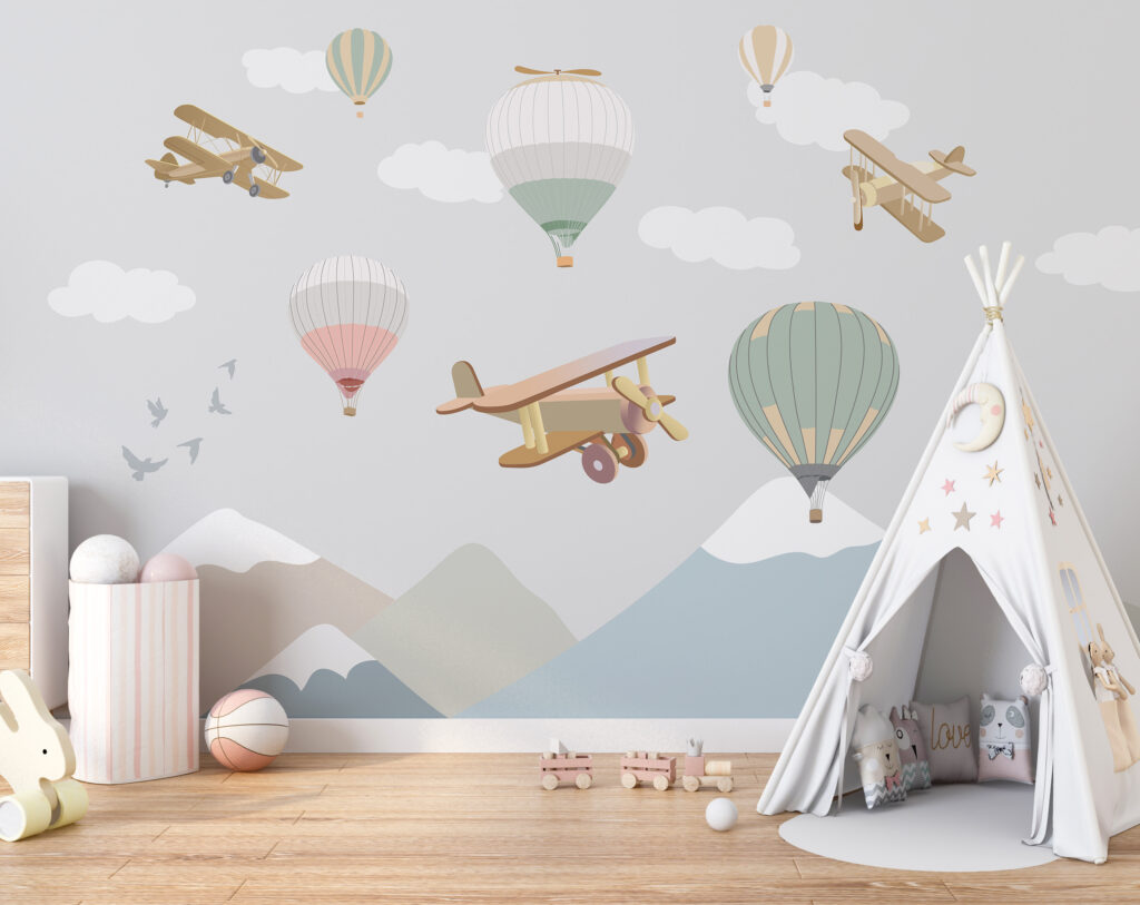 Montgolfières et petits avions — intérieur 2