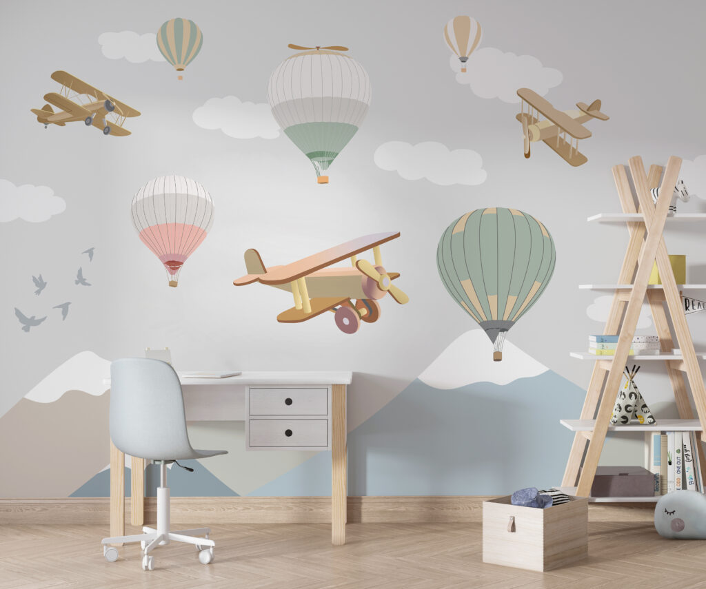 Montgolfières et petits avions — intérieur 1