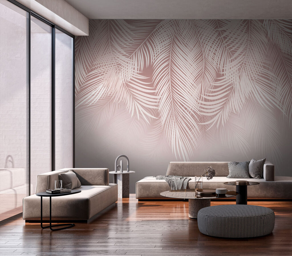 Frondes roses en silence — intérieur 1