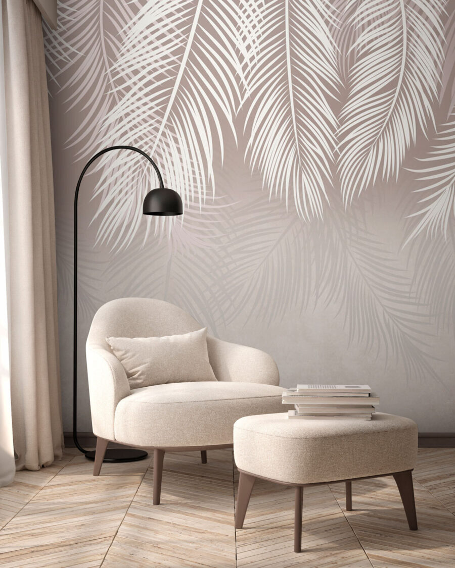 Palmes blanches et ombres — intérieur 3