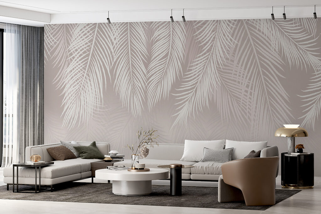 Palmes blanches et ombres — intérieur 5