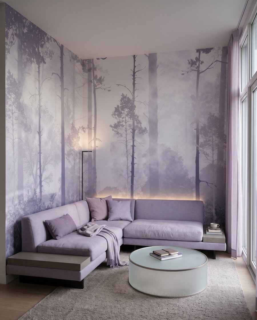 Hauts troncs dessinés — intérieur 3