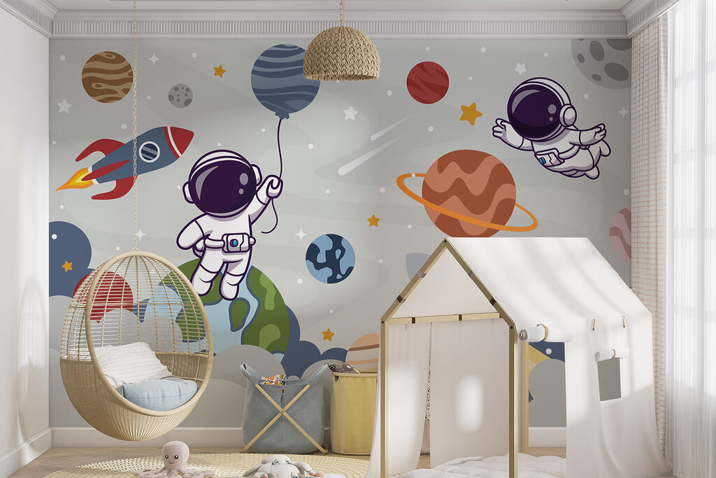 Astronautes dans l’espace — intérieur 5
