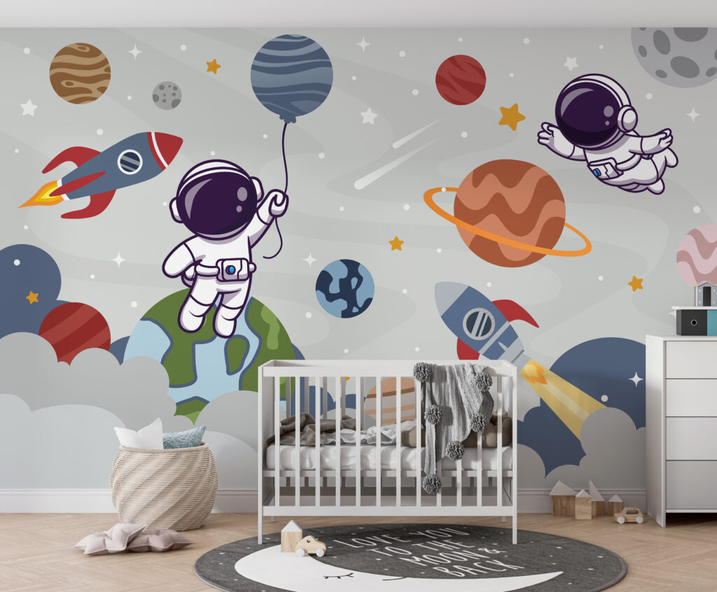 Astronautes dans l’espace — intérieur 2