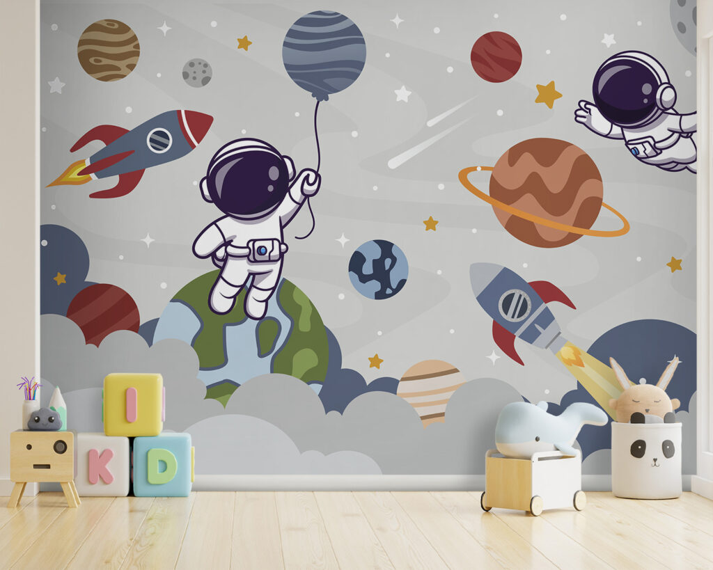 Astronautes dans l’espace — intérieur 3