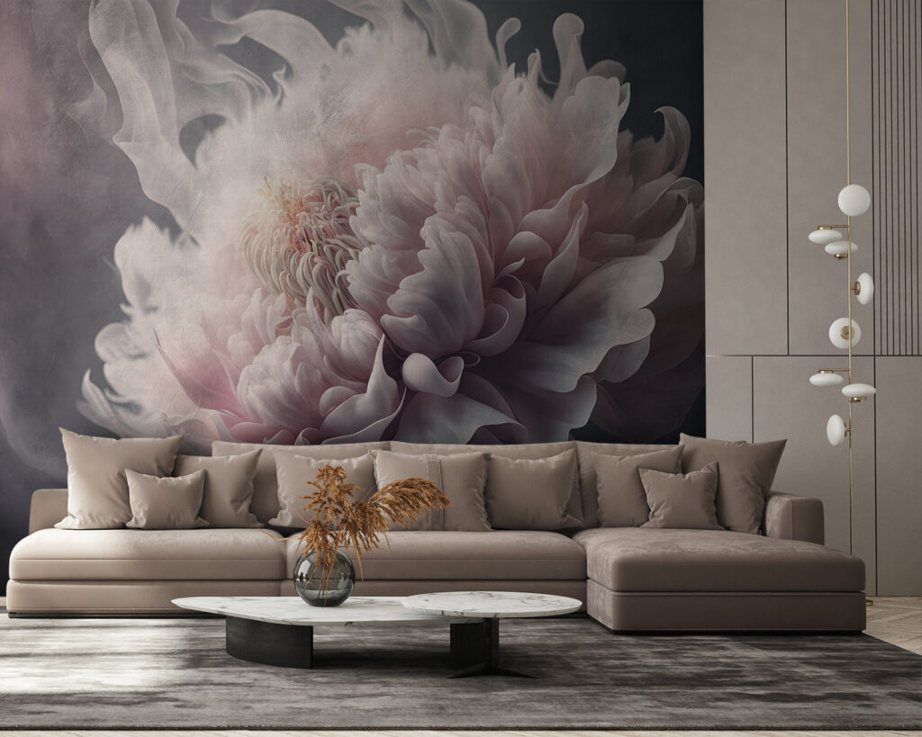 Fleur sur fond fumé — intérieur 5