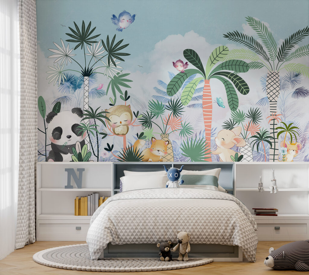 Singe et panda — intérieur 4