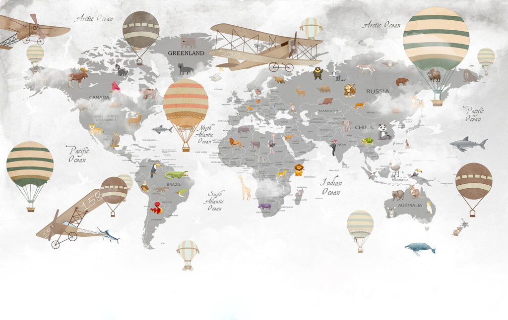 Carte des voyageurs — motif complet