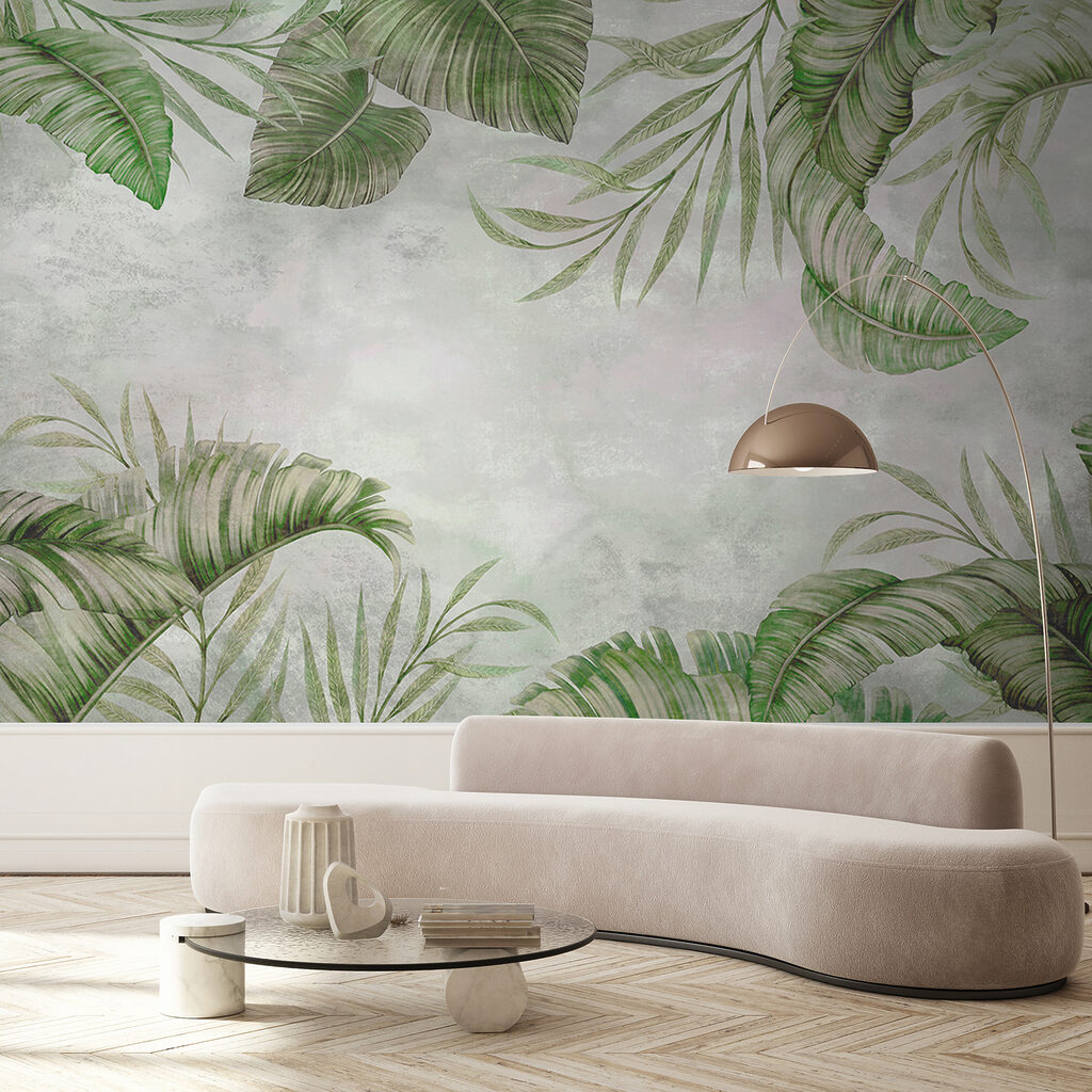 Bordure de feuilles tropicales — intérieur 5
