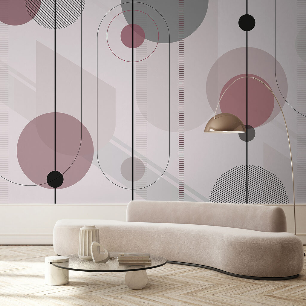 Cercles et fines rayures — intérieur 2