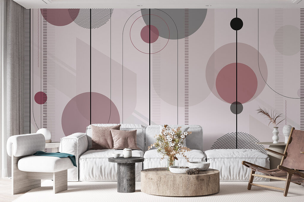 Cercles et fines rayures — intérieur 3
