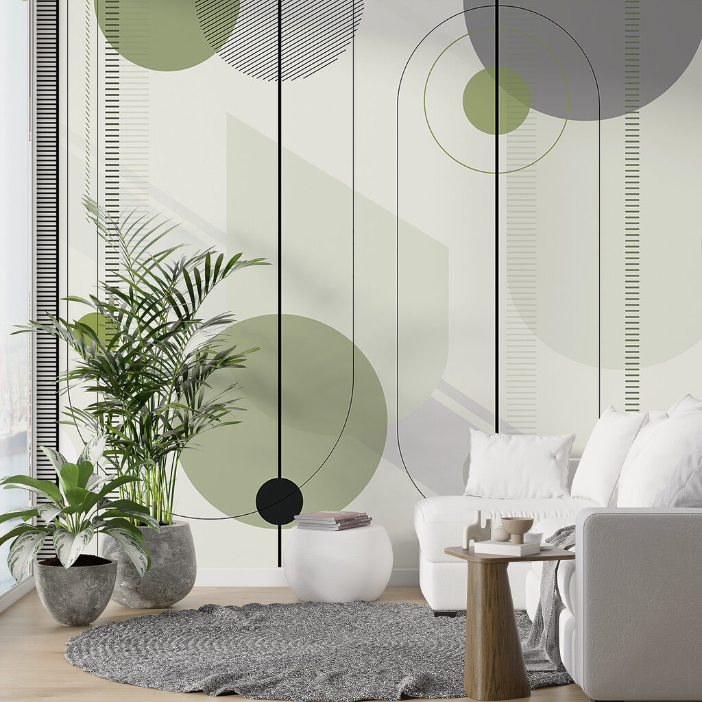 Cercles et fines rayures — intérieur 2