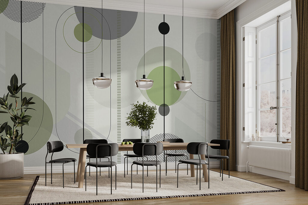 Cercles et fines rayures — intérieur 3