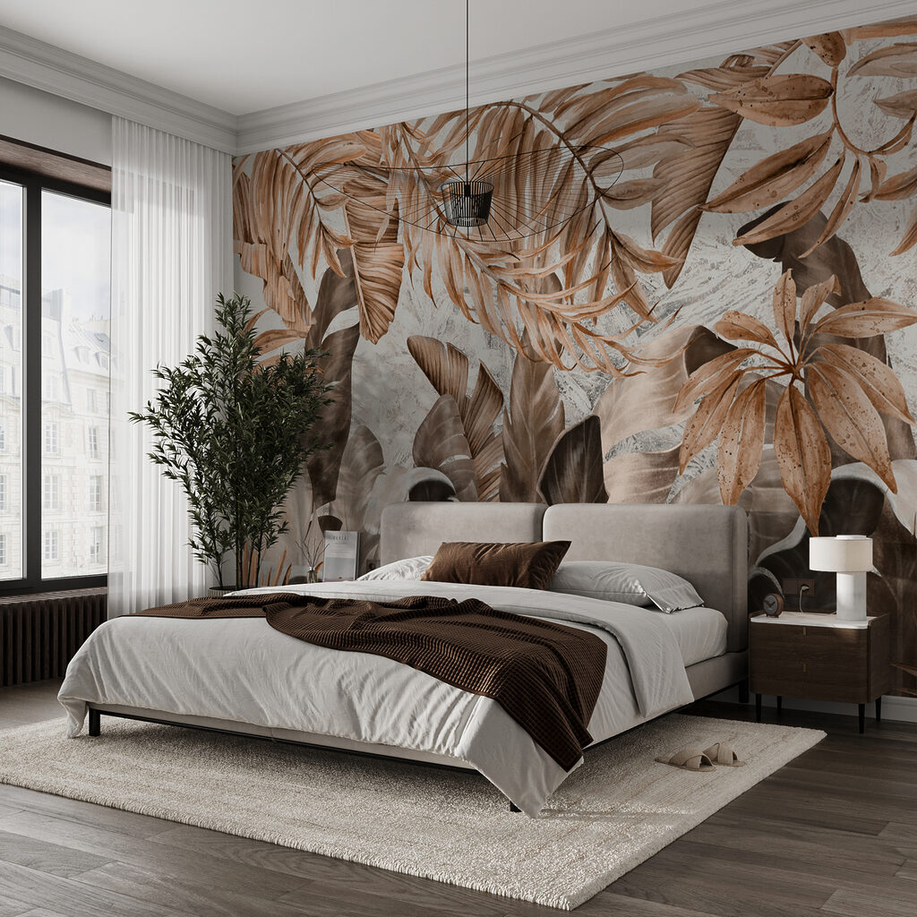 Feuillage aux tons terre — intérieur 4