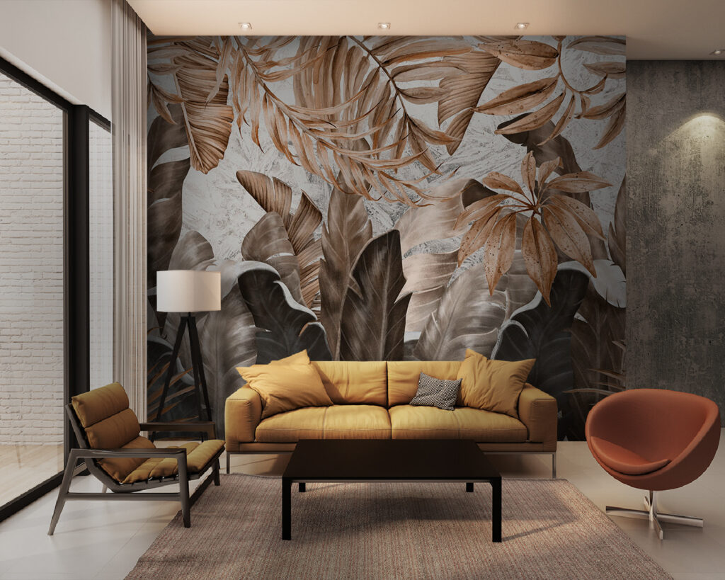 Feuillage aux tons terre — intérieur 1