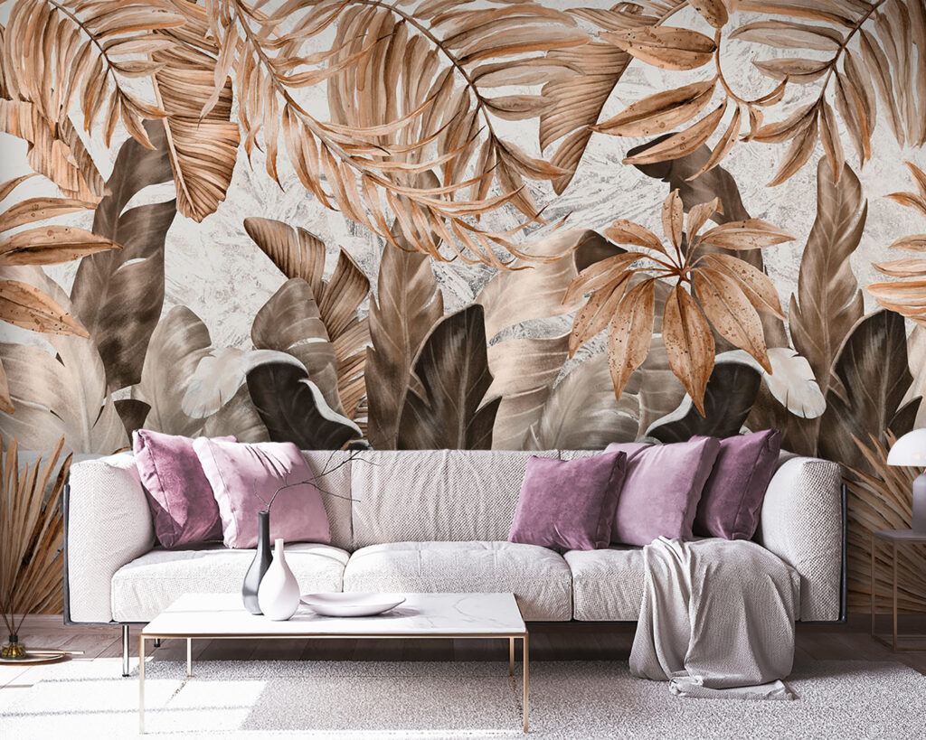 Feuillage aux tons terre — intérieur 3