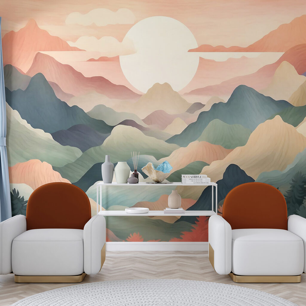 Soleil sur les montagnes — intérieur 4