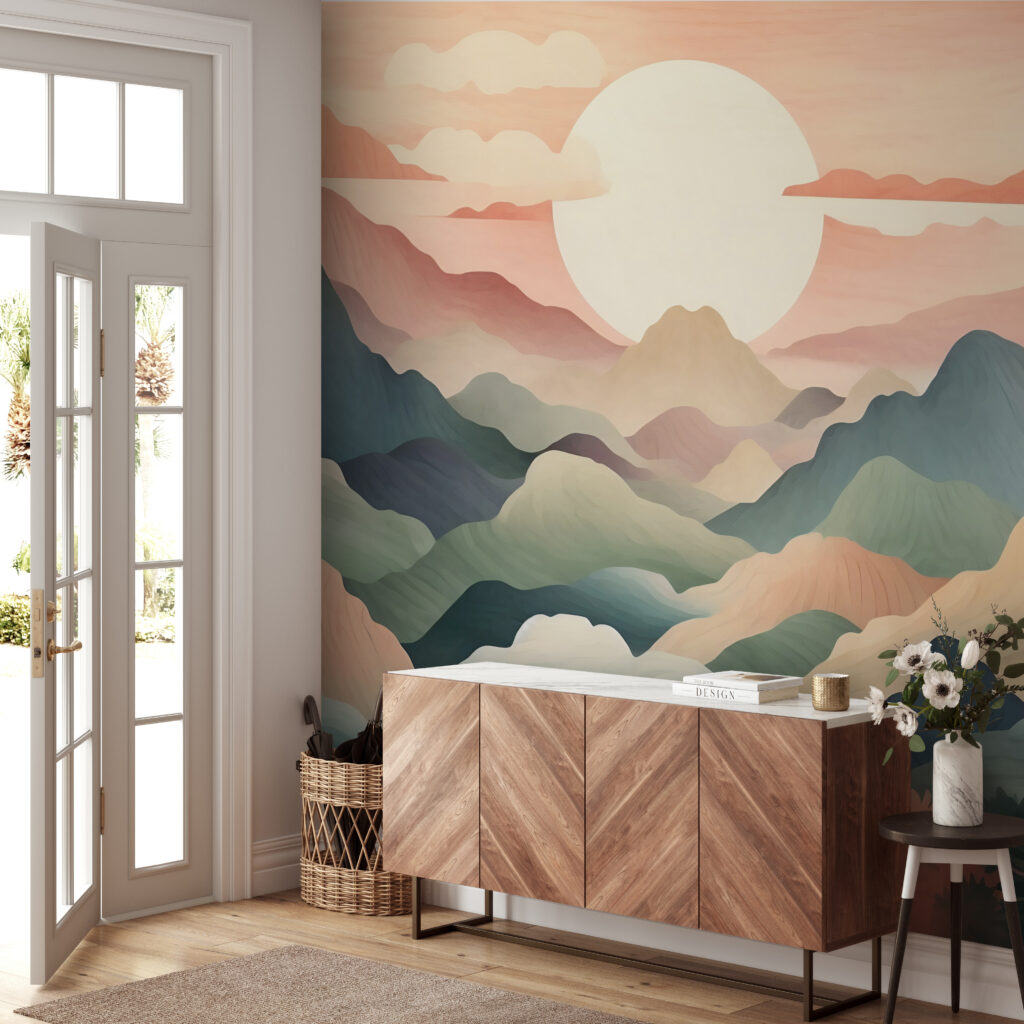 Soleil sur les montagnes — intérieur 3