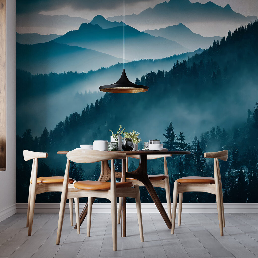 Versants boisés et brume — intérieur 5