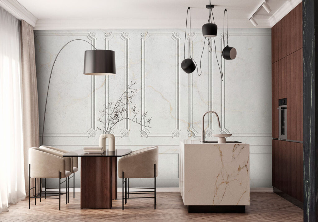 Moulures aux tons doux — intérieur 2